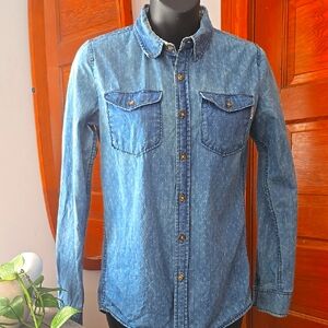 Burton Retro Prairie Denim Shirt The Small